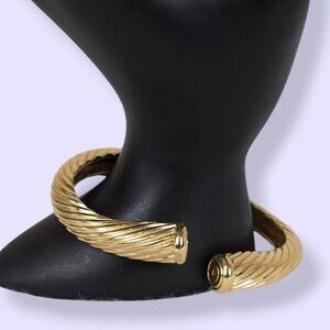 V. Joan Rivers Metal Twist Hinge Bracelet